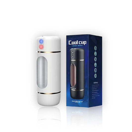 Rechargeable Cool Cup Automatic Vibrating Masturbator for Men