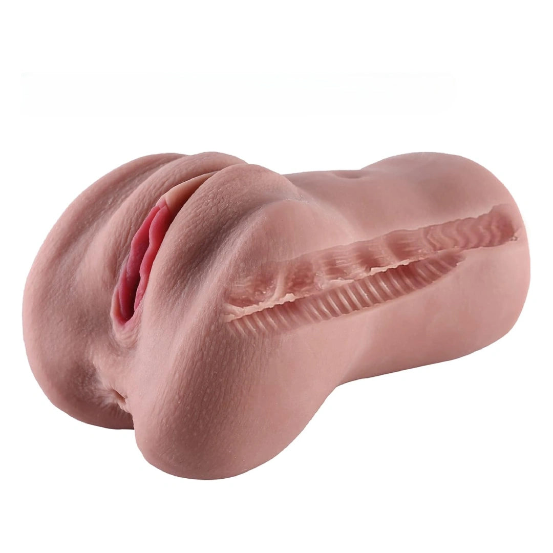 3D Realistic Pocket Pussy 2-in-1 Male Masturbator