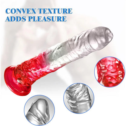 7.3 inch Realistic Dildo with Suction Base | G-spot Stimulator