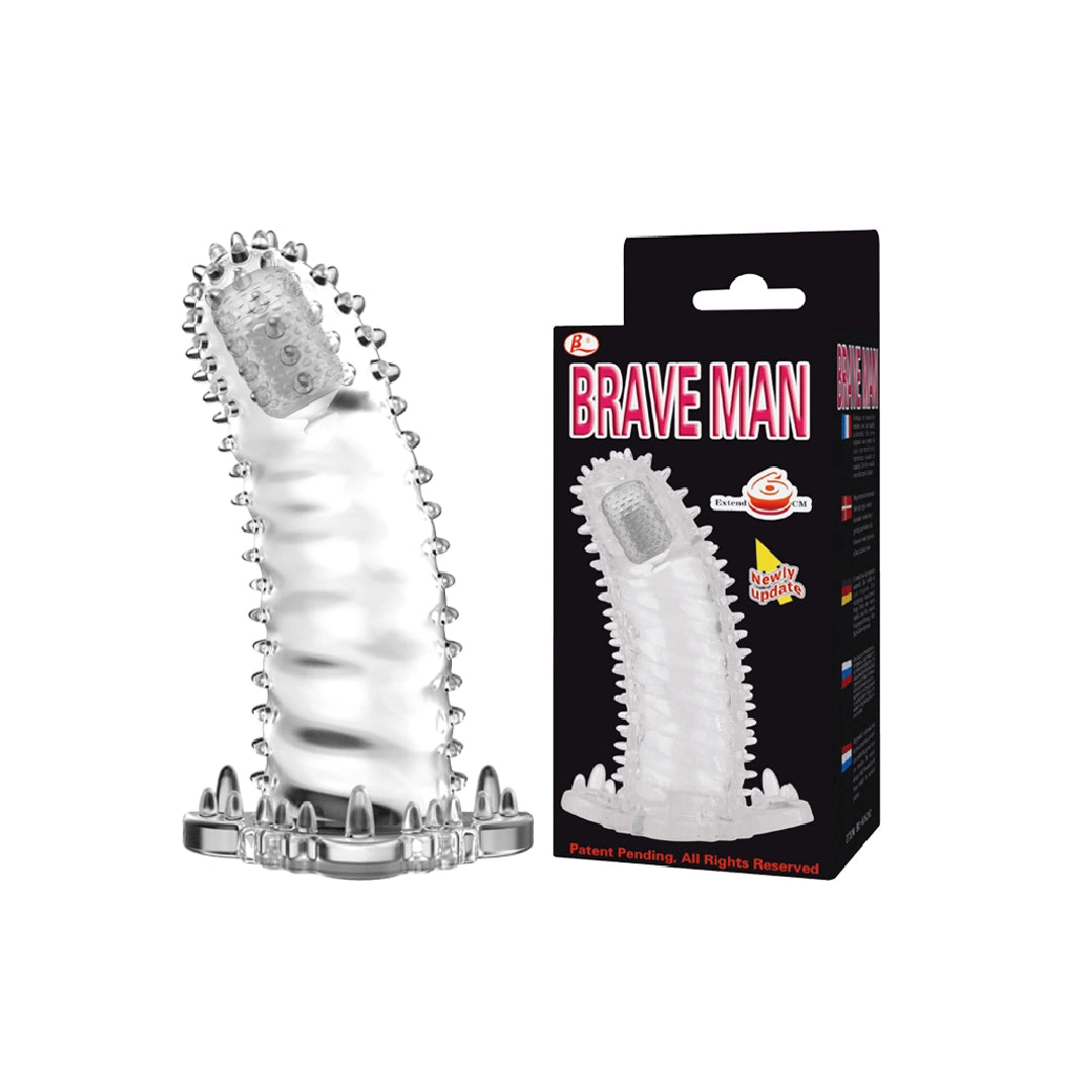Brave Men Vibrating Sleeve Condom