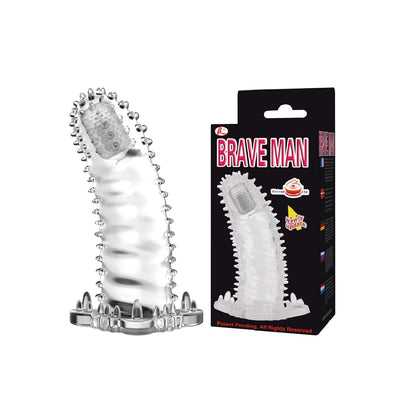 Brave Men Vibrating Sleeve Condom