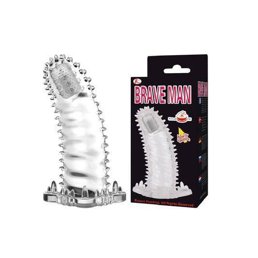 Brave Men Vibrating Sleeve Condom