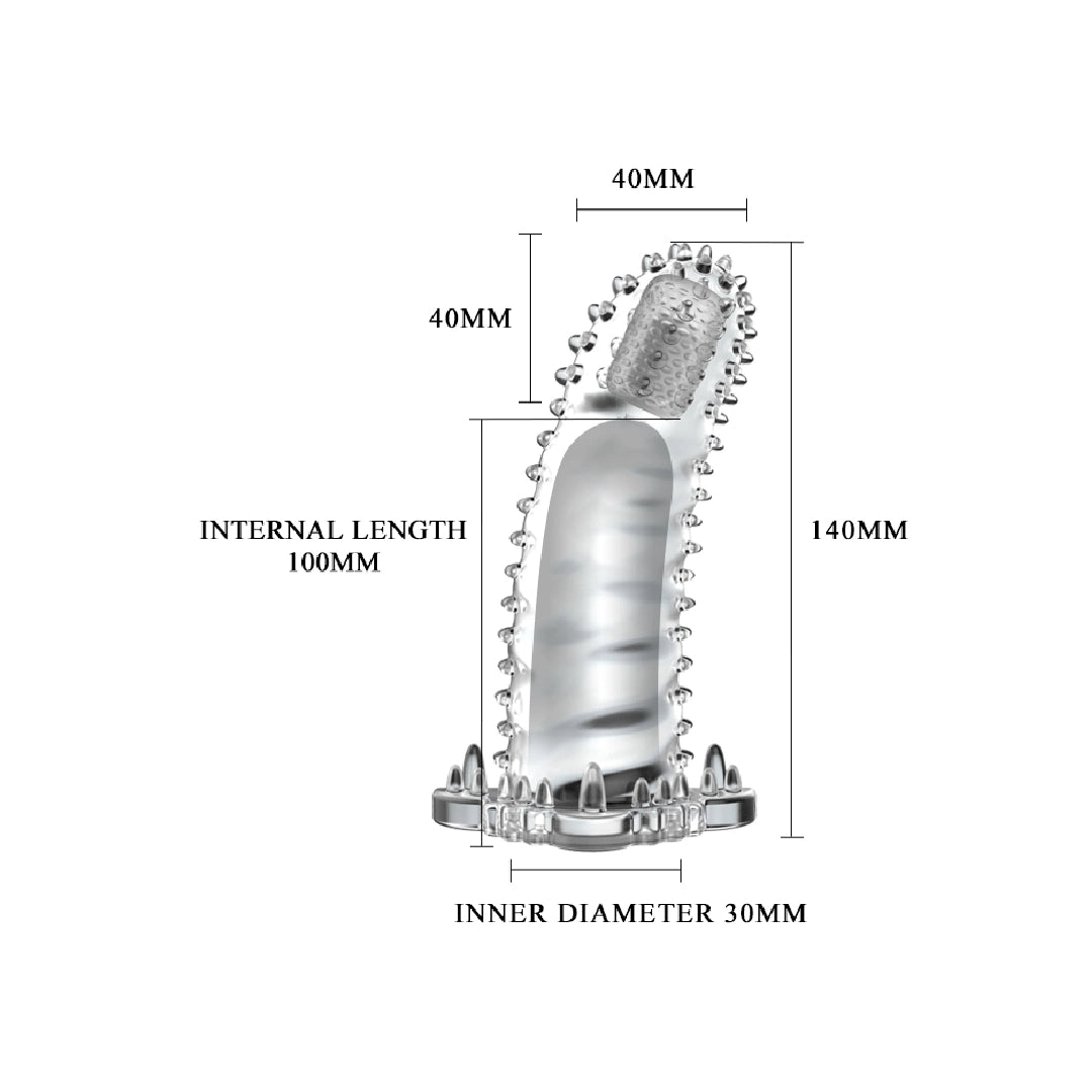 Brave Men Vibrating Sleeve Condom