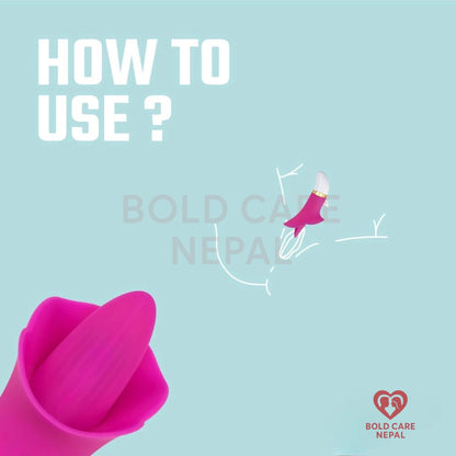 Clitoral Tongue Vibrator – Silicone Clit Stimulator