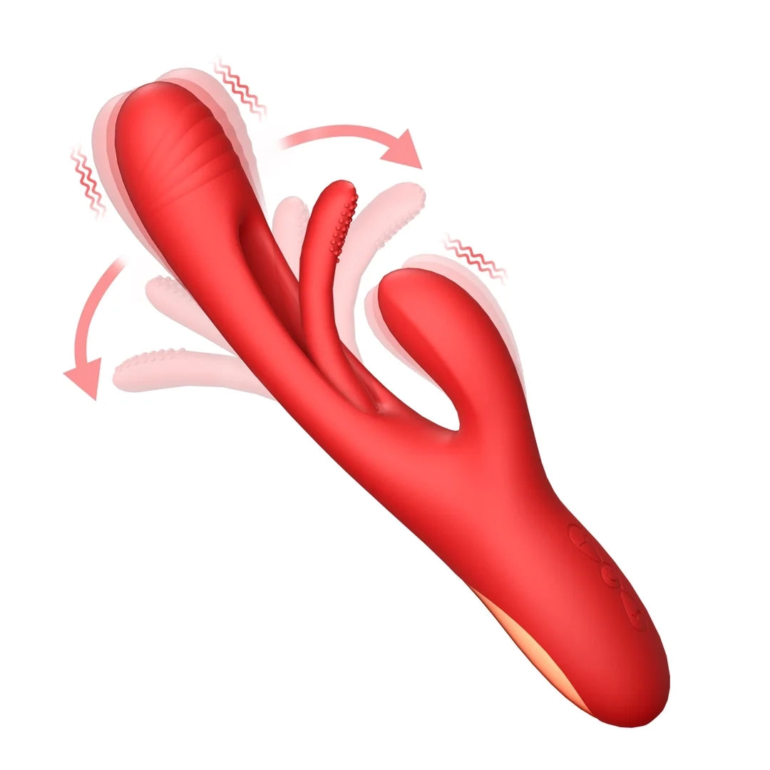 G-Spot & Clitoral Tapping Rabbit Vibrator | Waterproof & USB Rechargeable