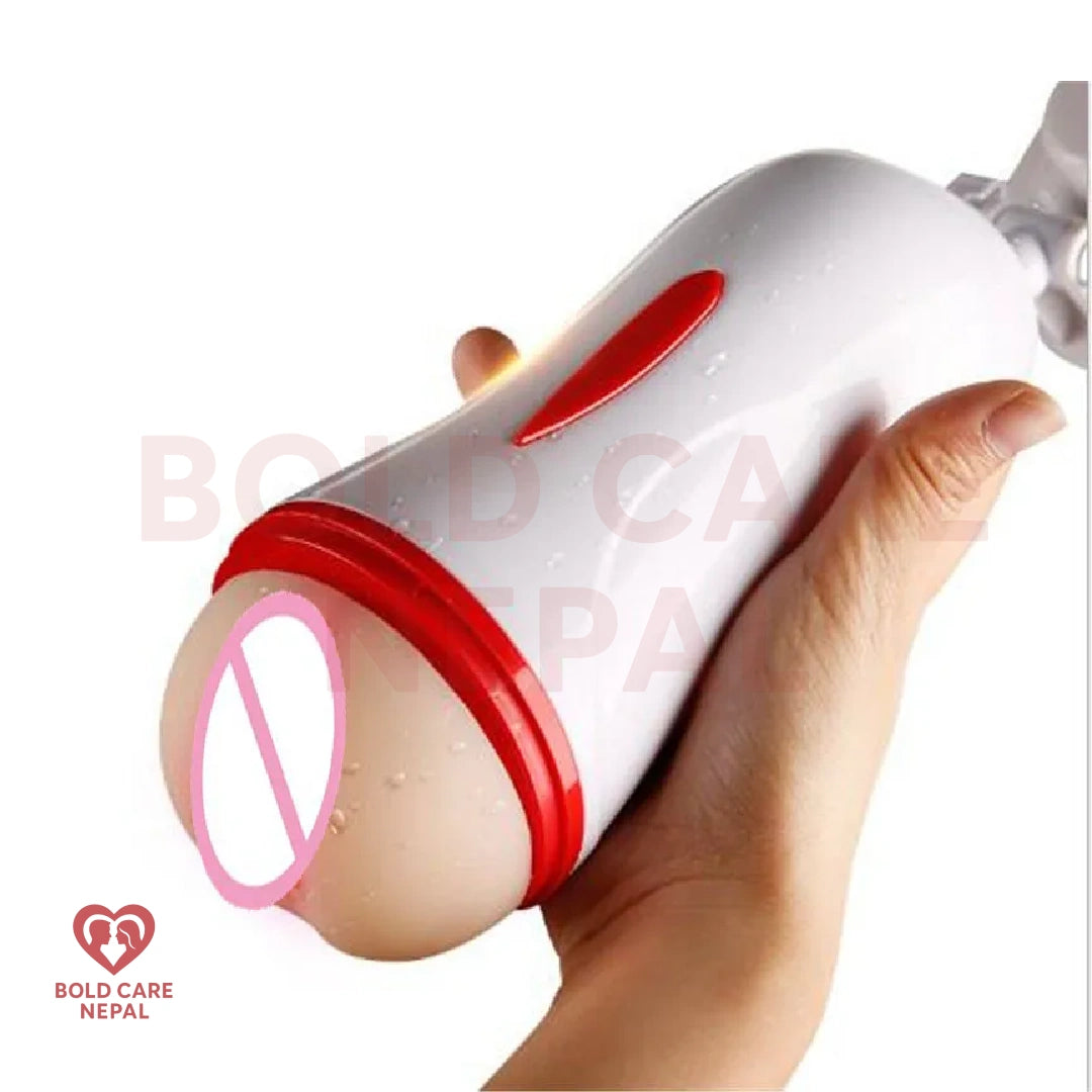 Hands-Free Vibrating Male Masturbator Cup