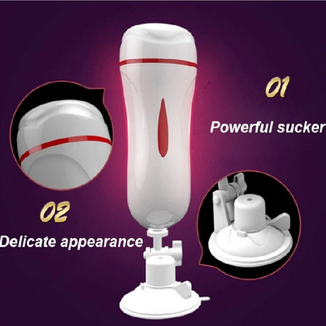 Hands-Free Vibrating Male Masturbator Cup
