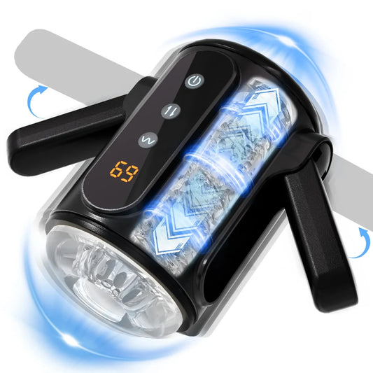 Thrusting Hands-Free Masturbator for Men | Pocket Pussy Adult Toys