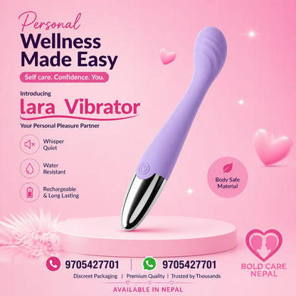 Lara Vibrator and G-Spot – Finger Bullet Massager with 10 Modes